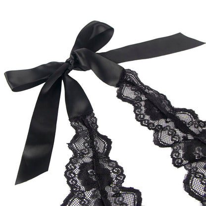 Subblime - 930806 body sexy à volants noir s/m