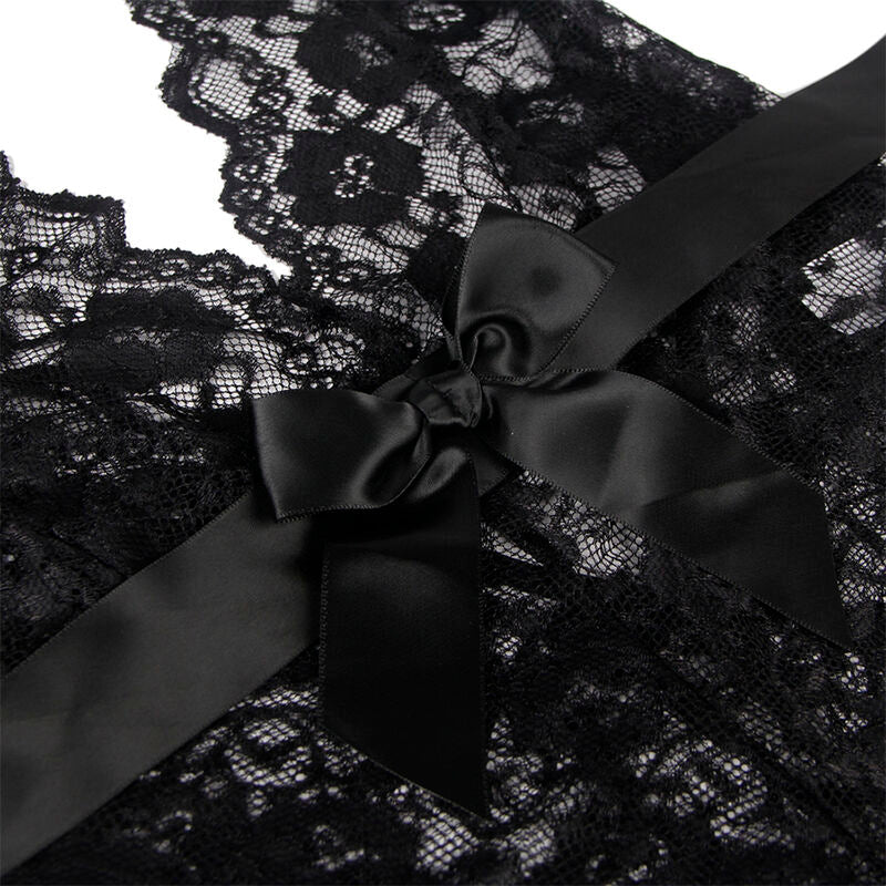 Subblime - 930882 body sexy con volant nero l/xl