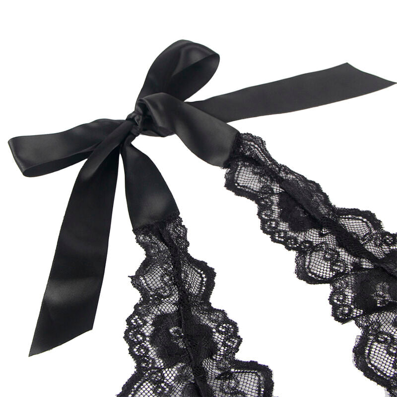 Subblime - 930882 body sexy con volant nero l/xl