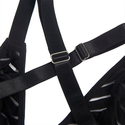 Subblime - 954154 body con cintura reggicalze nero l/xl