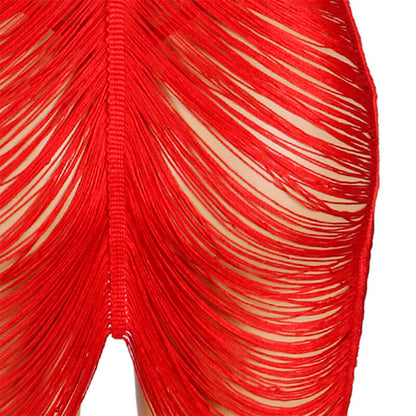 Subblime - 954253 abito con spalline + perizoma rosso l/xl