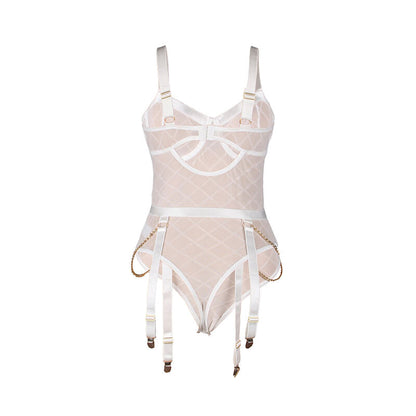 Subblime - 954291 body con catene + cintura giacche bianco l/xl