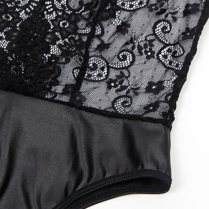 Subblime - 954383 body sexy con cintura reggicalze nero s/m