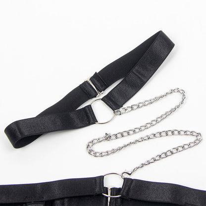Subblime - 954390 body sexy con cintura reggicalze nero l/xl