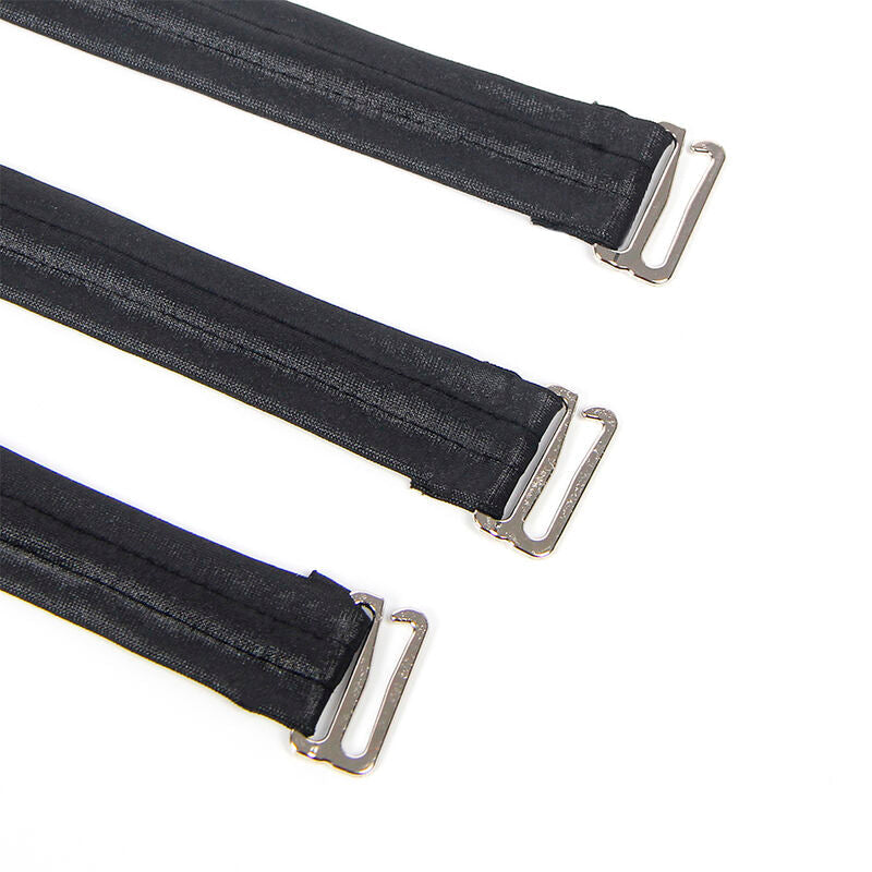 Subblime - 954406 vestito bondage in pelle nero s/m