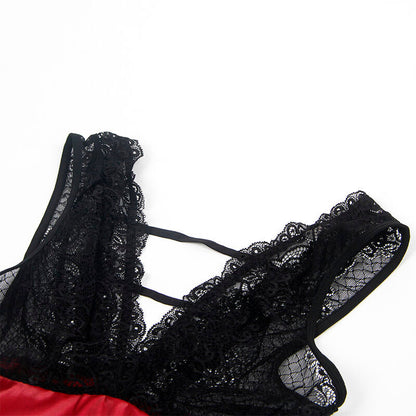 Subblime - 954420 robe bondage en dentelle noire s/m