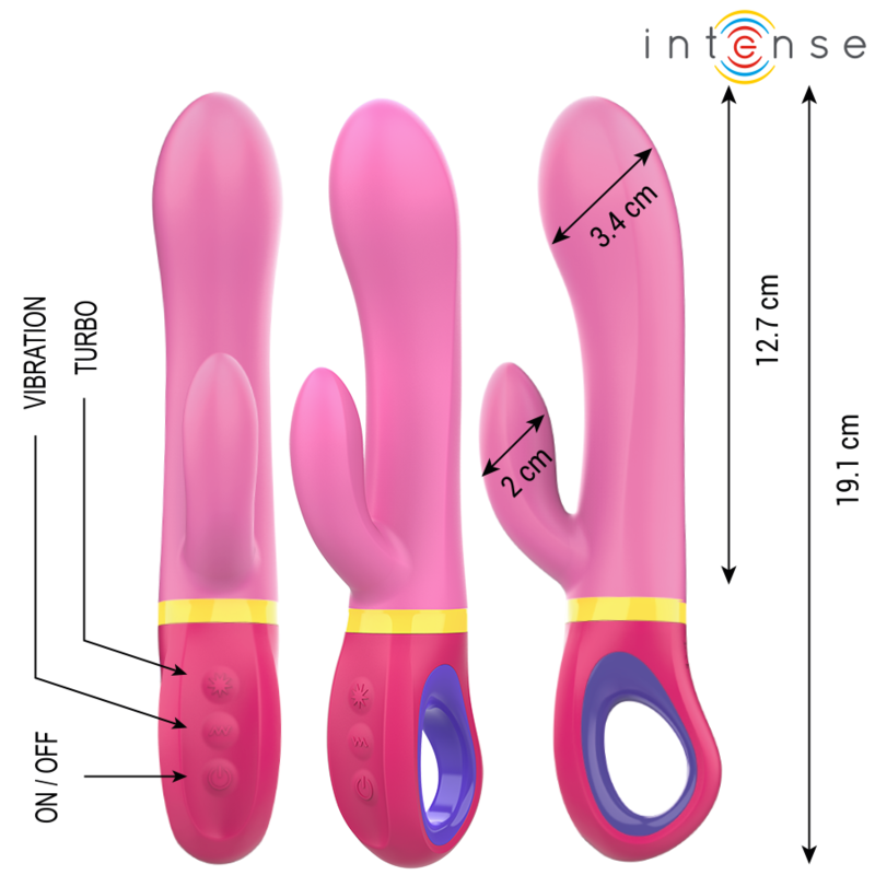 INTENSO - VIBRATORE CONIGLIO ROSA DAPHNE