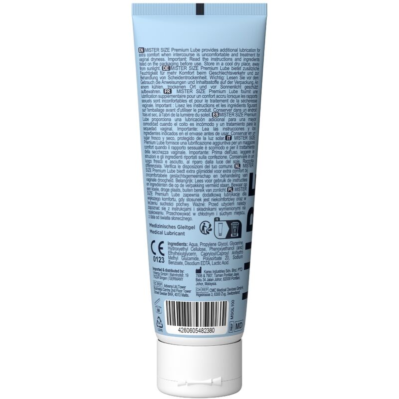 Mister size - lubrificante premium 100 ml