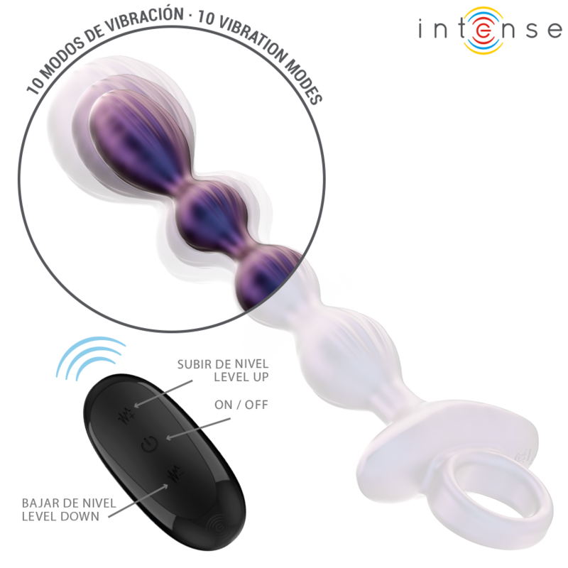 Vibreur télécommandé Intense Jackie Plug anal violet