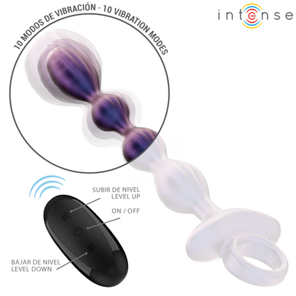 Vibreur télécommandé Intense Jackie Plug anal violet