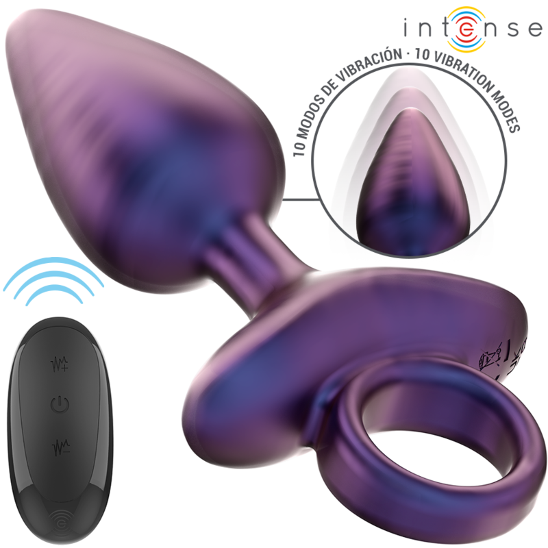 Vibratore Telecomandato Intense Michael Plug Anale Viola