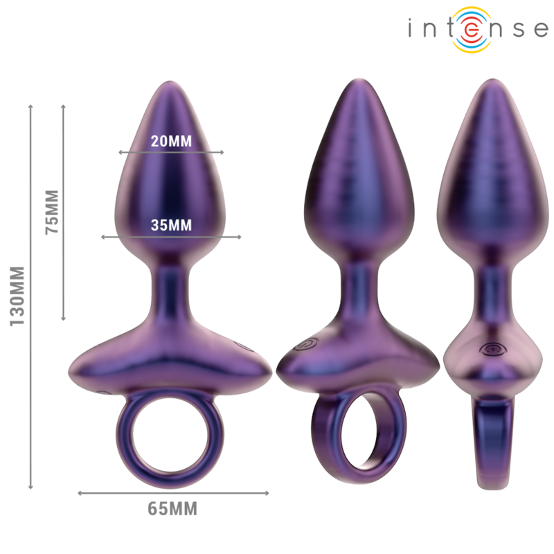 Vibratore Telecomandato Intense Michael Plug Anale Viola