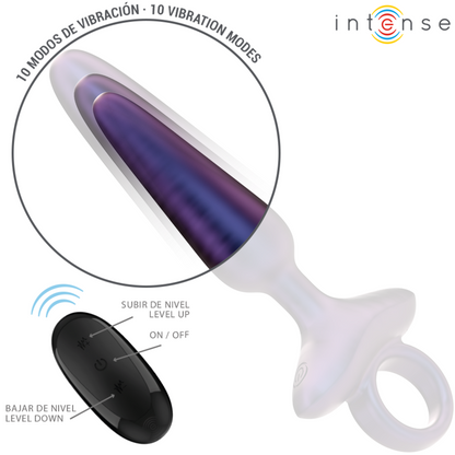 Intense - marlon vibrante anal plug modello 4 telecomando