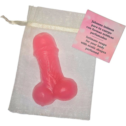 Diablo picante - sapone profumato a forma di pene rosa