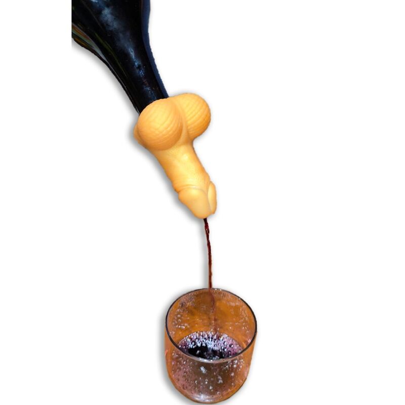 Diablo picante - decanter per vino pene d'oro