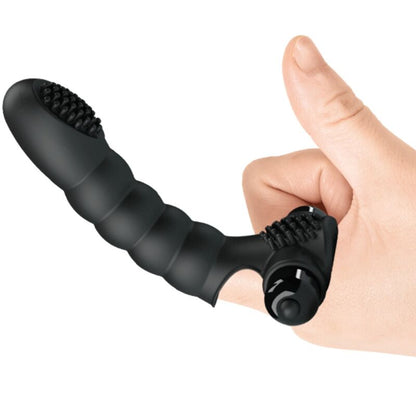 Pretty love - vibratore da dita alexander 10 vibrazioni nero
