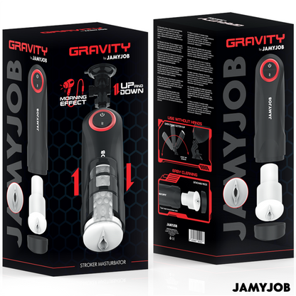 Masturbatori Uomo JamyJob Gravity Vaginale Nero