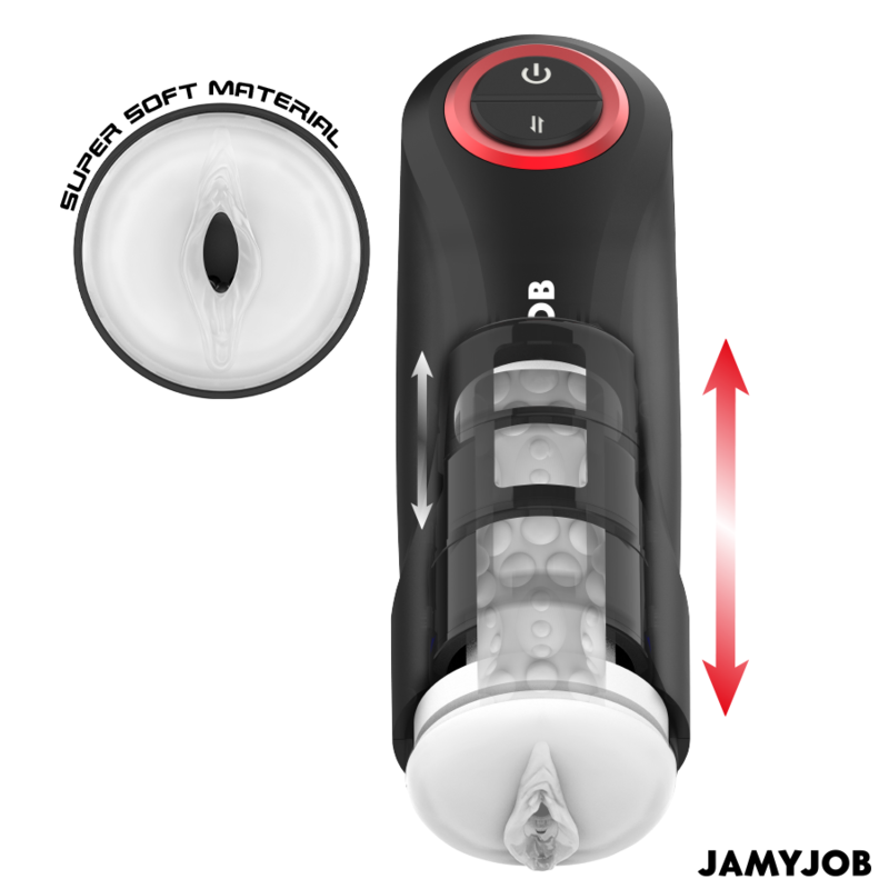 Masturbatori Uomo JamyJob Gravity Vaginale Nero