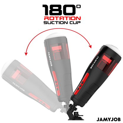 Masturbatori Uomo JamyJob Cyclone Vagina Nero/Rosso