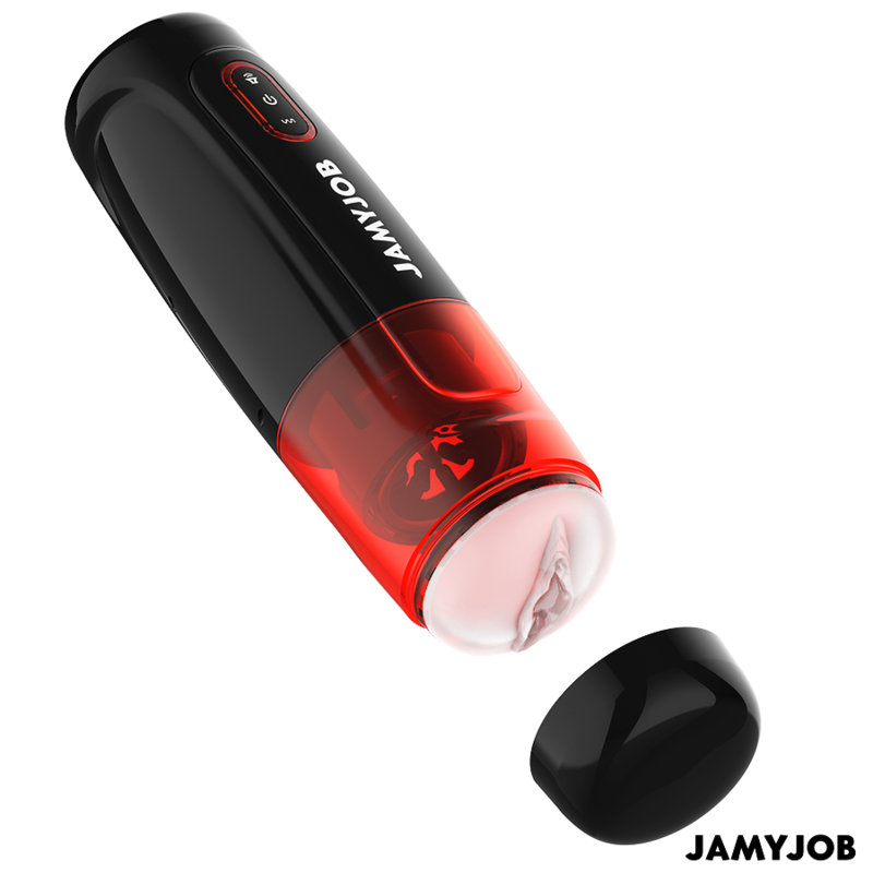 Masturbatori Uomo JamyJob Storm Vagina Nero/Rosso