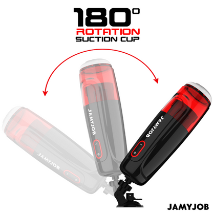 Masturbatori Uomo JamyJob Storm Vagina Nero/Rosso