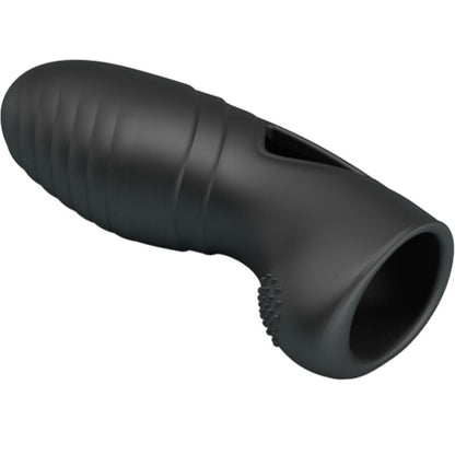 Pretty love - vibromasseur à doigt en silicone Alan noir
