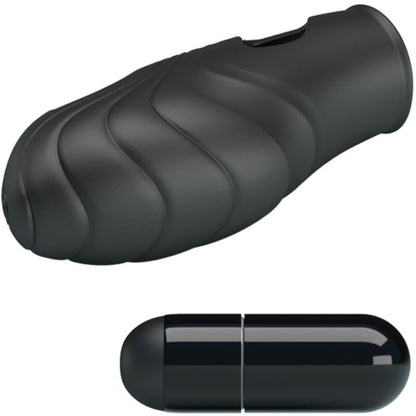 Pretty love - vibratore da dita in silicone lich nero