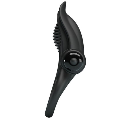 Pretty love - doppio anello vibrante + stimolatore clitorideo 10 vibrazioni nero