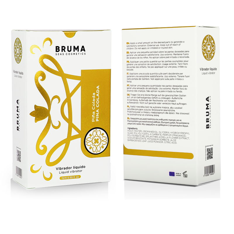 Bruma - vibratore liquido ultra scorrevole pina colada 15 ml
