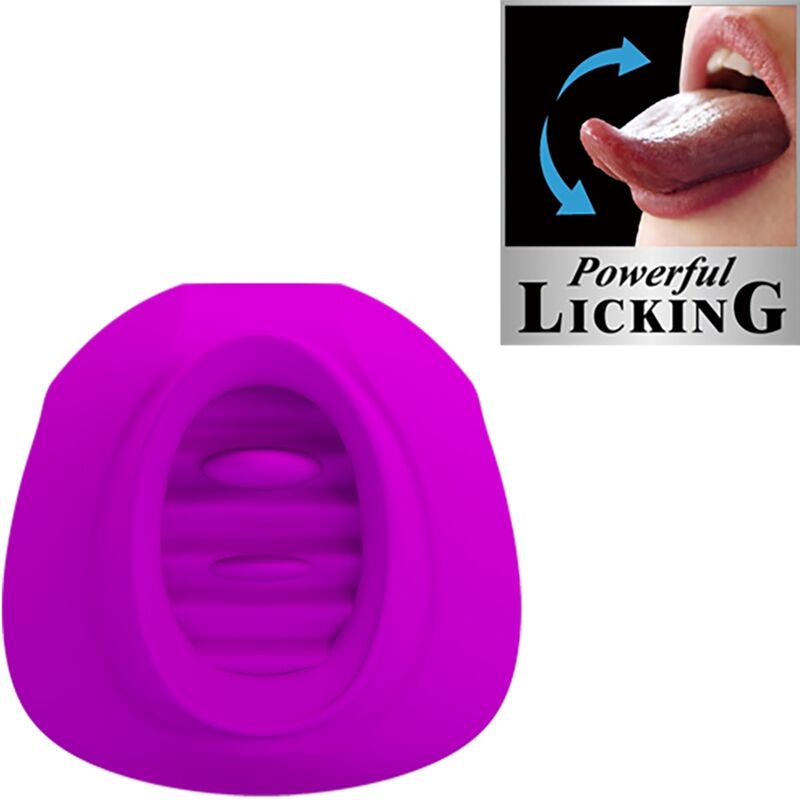Pretty love - estelle stimolatore per clitoride lingua 12 vibrazioni viola