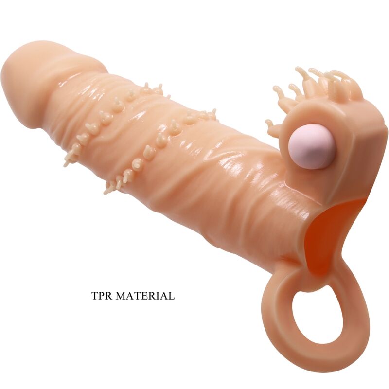 Pretty love - connor guaina per pene + stimolatore per clitoride flesh