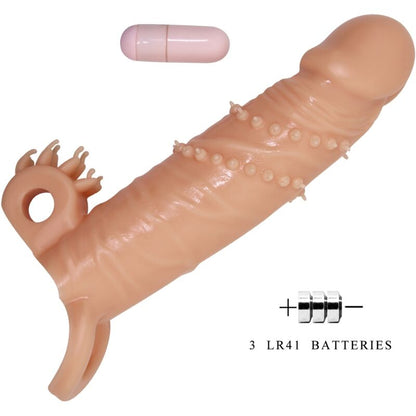 Pretty love - connor guaina per pene + stimolatore per clitoride flesh