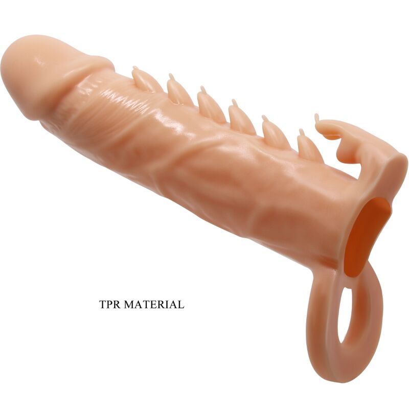 Pretty love - emmit guaina per pene + stimolatore per clitoride flesh