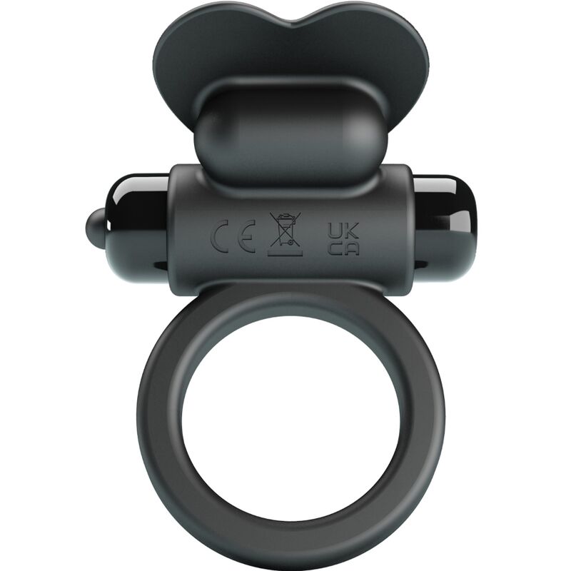 Pretty love - debonaire anello vibrante coniglio 10 vibrazioni nero