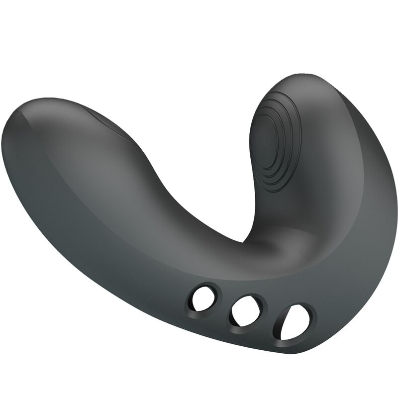 Pretty love - vibratore da dita camelia 7 vibrazioni nero