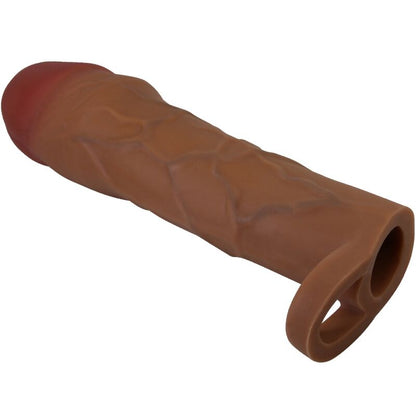 Pretty love - guaina per pene hani con estensione 5 cm mulatto