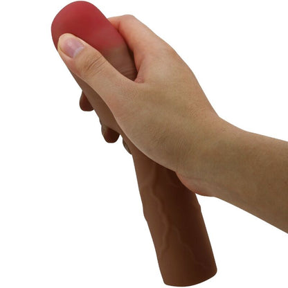 Pretty love - kylian guaina per pene con estensione 7,6 cm mulatto