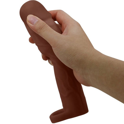 Pretty love - guaina per pene gerd con estensione 7,6 cm mulatto