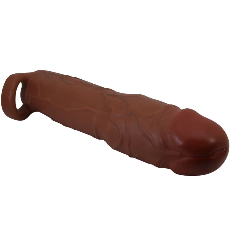 Pretty love - guaina per pene gerd con estensione 7,6 cm mulatto