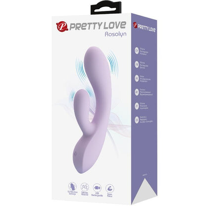 PRETTY LOVE - VIBRATEUR LAPIN ROSOLYN 10 VIBRATIONS VIOLET