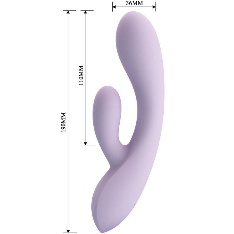 PRETTY LOVE - VIBRATEUR LAPIN ROSOLYN 10 VIBRATIONS VIOLET