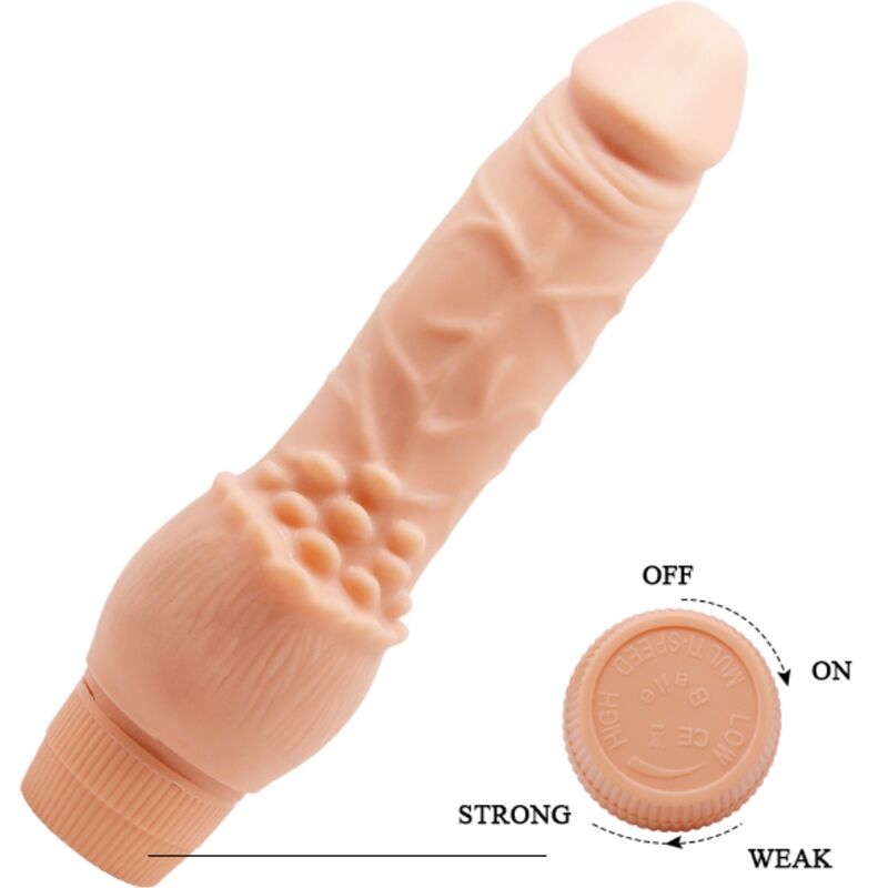 Baile - barbara vibratore realistico 19,5 cm carne