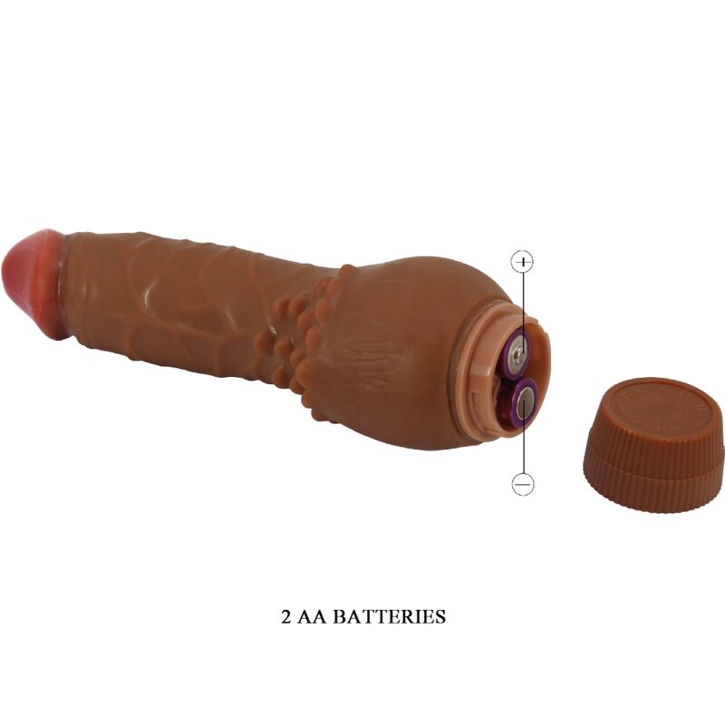 Baile - barbara vibratore realistico 19,5 cm mulatto