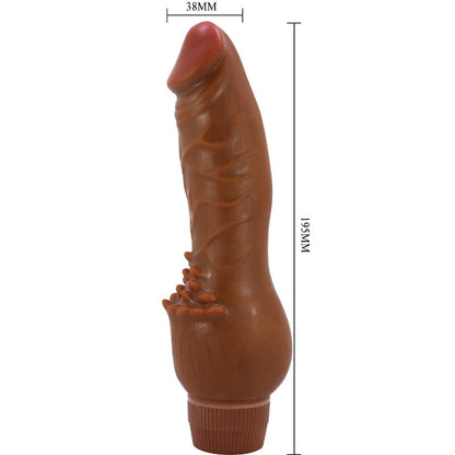 Baile - barbara vibratore realistico 19,5 cm mulatto