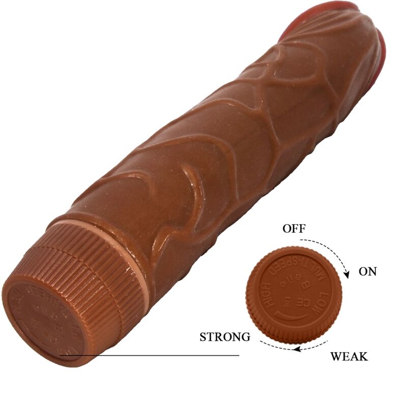 Baile - bob vibratore realistico 22,5 cm mulatto