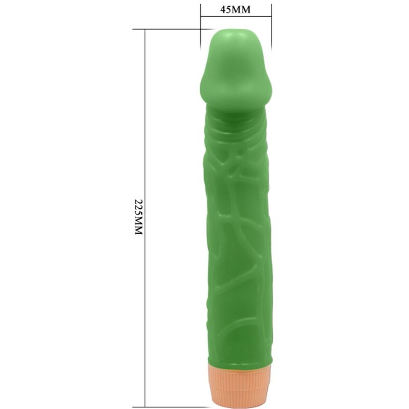 Baile - bill vibratore realistico 22,5 cm verde