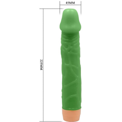 Baile - bill vibratore realistico 22,5 cm verde
