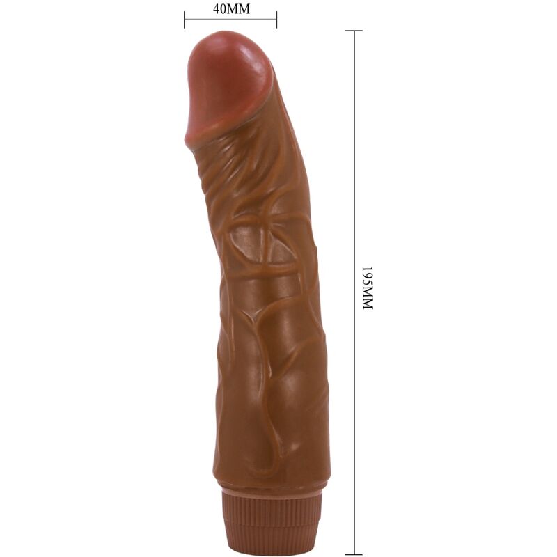 Baile - jeff vibromasseur réaliste 19,5 cm métis