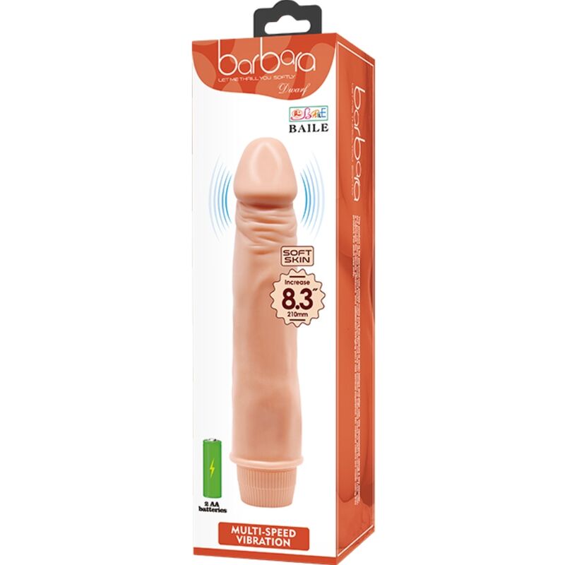 Baile - vibratore realistico nano 21 cm carne