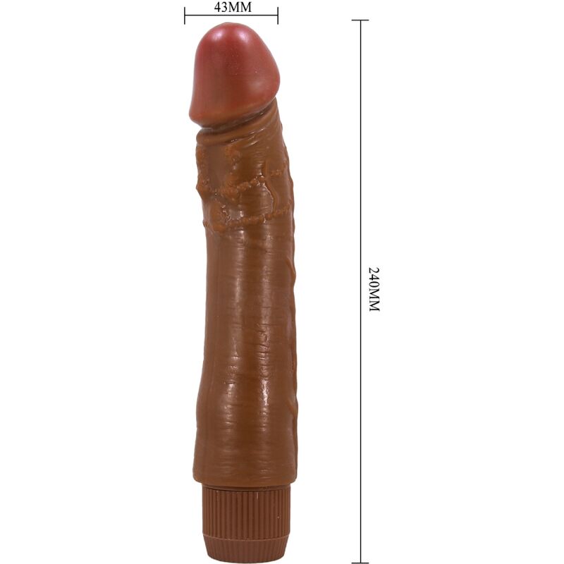 Baile - dybbuk vibratore realistico 24 cm mulatto